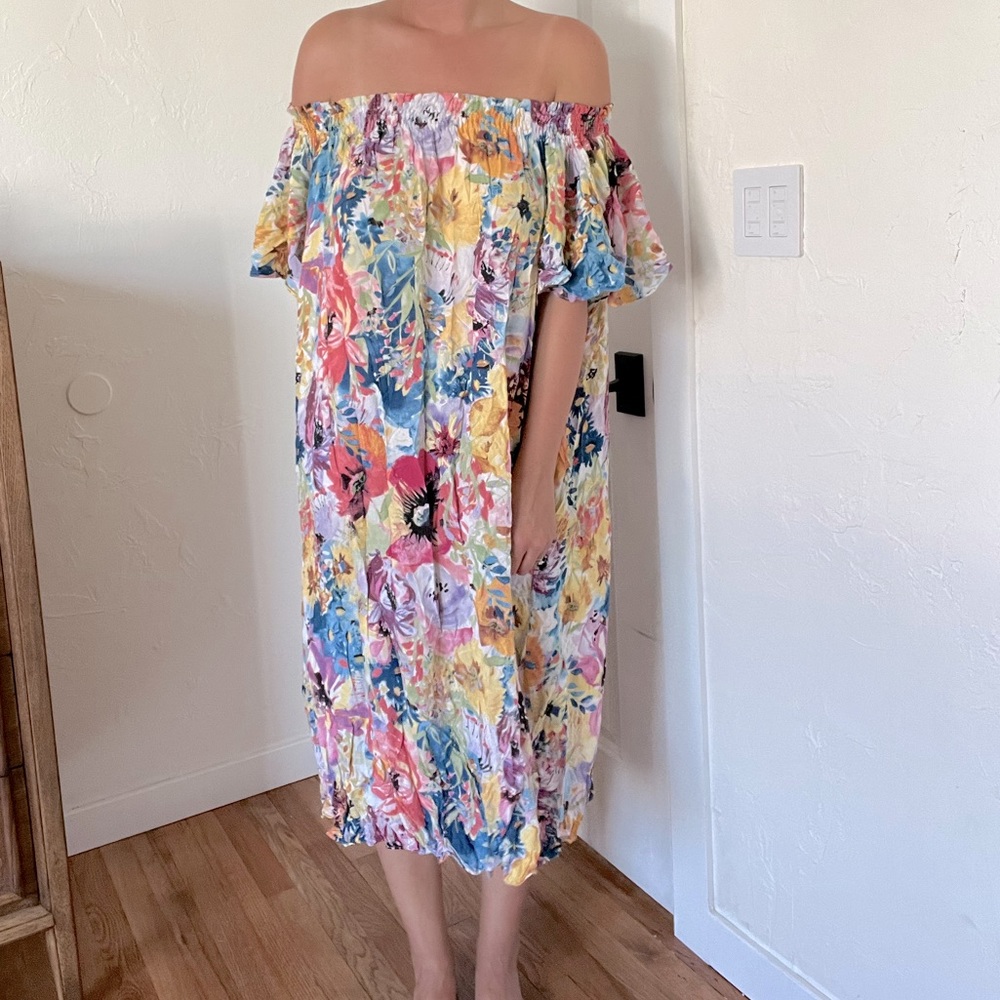 H&M Bright Floral Mumu